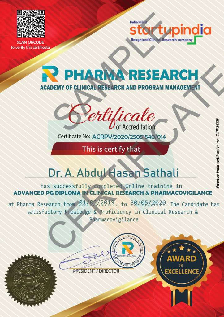 degree course in clinical research