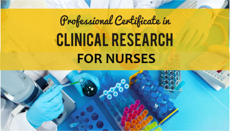 clinical research certification for nurses