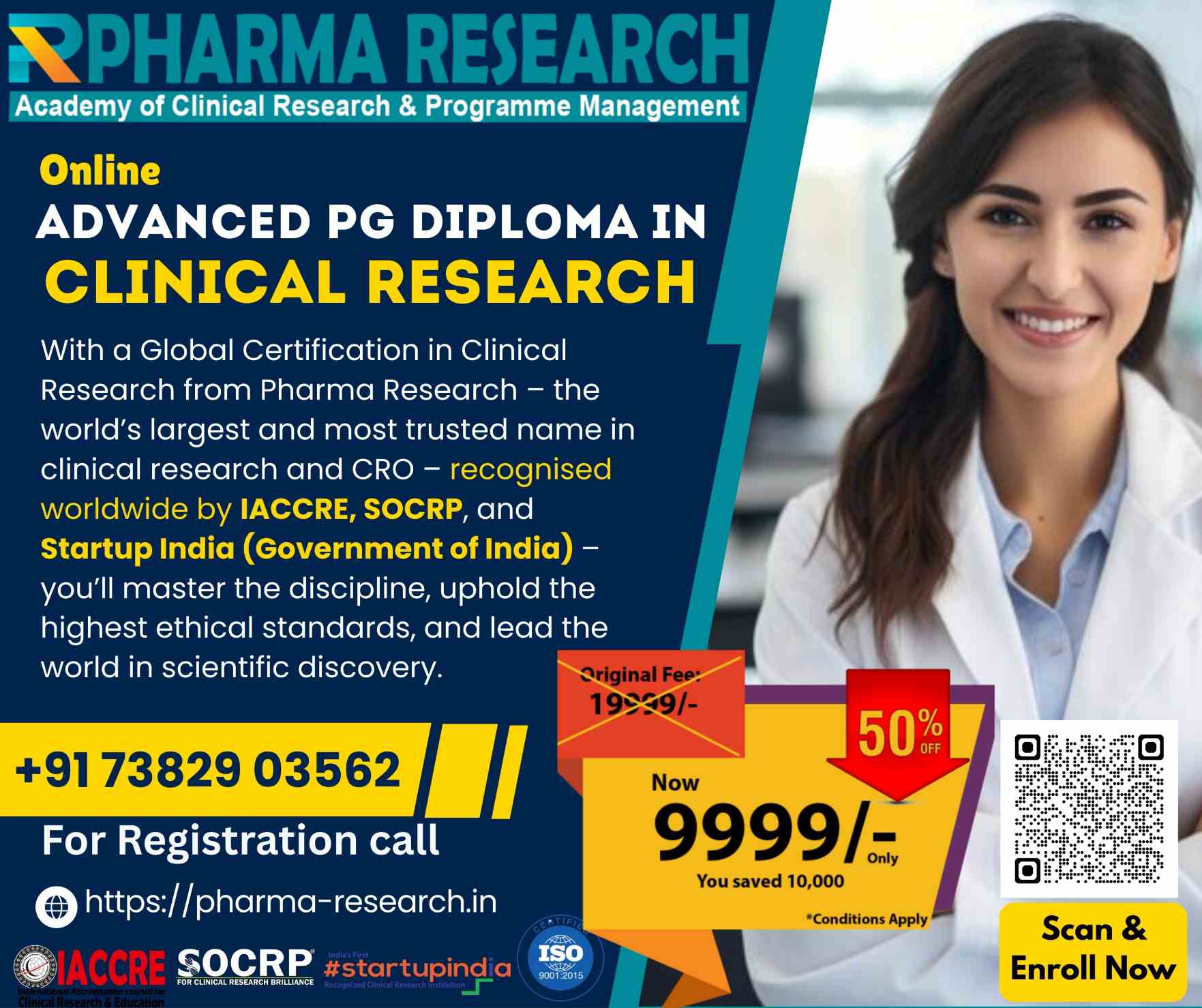 advanced pg diploma in clinical research